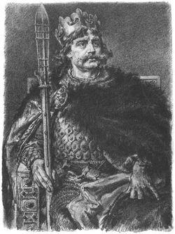 1025年4月18日，历史上第一位波兰国王加冕